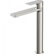 Vitruvius Tiber Single lever high basin mixer,w/o pop-up waste DR brass Brushed Nickel